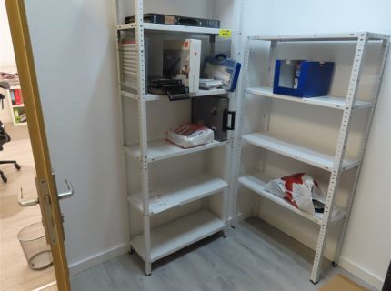 1 Metallschraubregal 2 Felder